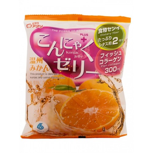 Желе Конняку Yukiguni с соком апельсина, 118 г