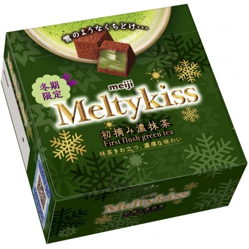 Шоколадные конфеты Meiji с зеленым чаем, 56 г