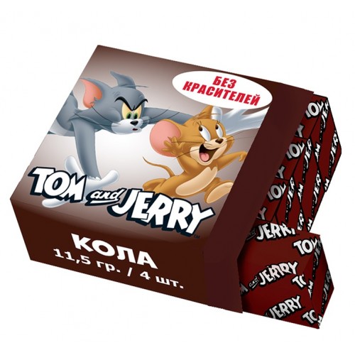 Жевательная конфета Tom and Jerry Кола, 11,5 г