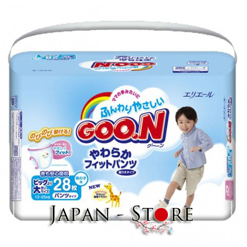 Трусики Goon для мальчиков, Super Big (13-25 кг) 28 шт.