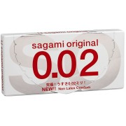 Японские полиуретановые презервативы Sagami Original 0.02 мм 2шт Японские полиуретановые презервативы Sagami Original 0.02 мм 2шт