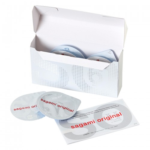Полиуретановые презервативы Sagami Original 0.02 мм Полиуретановые презервативы Sagami Original 0.02 мм