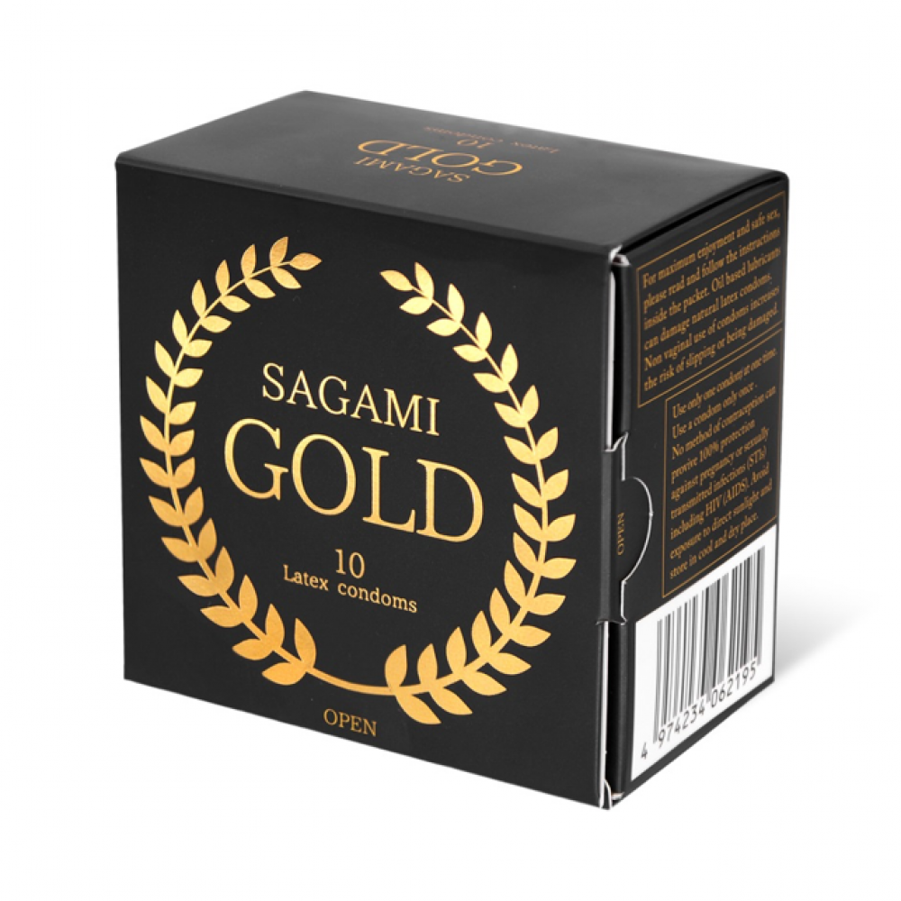 Золотые презервативы Sagami Gold