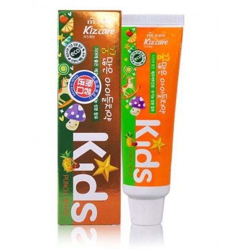 Детская зубная паста Mukunghwa Kizcare Kids тропический вкус, 75 гр