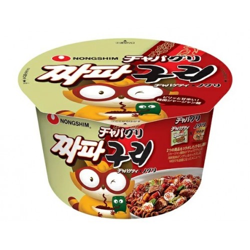 Лапша Нонгшим Чапагури спагетти с острым мясным соусом, 114 г