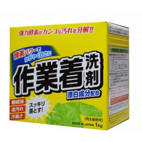 Мощный стиральный порошок с ферментами и отбеливателем Mitsuei для сильных загрязнений, 1 кг