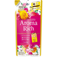 Кондиционер для белья LION Aroma Rich Scarlett с цветочно-фруктовым ароматом, запасной блок, 400 мл