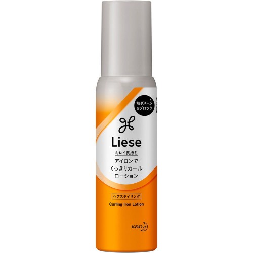 KAO Лосьон 'Liese' для создания локонов с термозащитой 'Утюжок и плойка', 110 мл