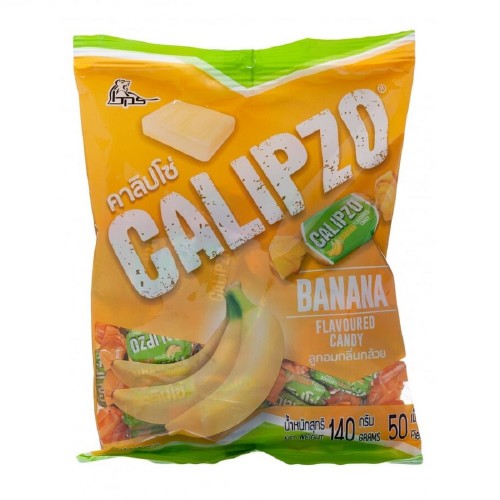 Конфета мягкая Boonprasert 'Calipzo' Banana со вкусом банана 50шт, м/у 140г
