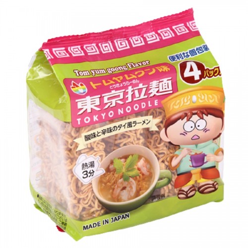 Лапша б/п Tokyo Noodle том-ям по токийски, Япония 120г 4 порции
