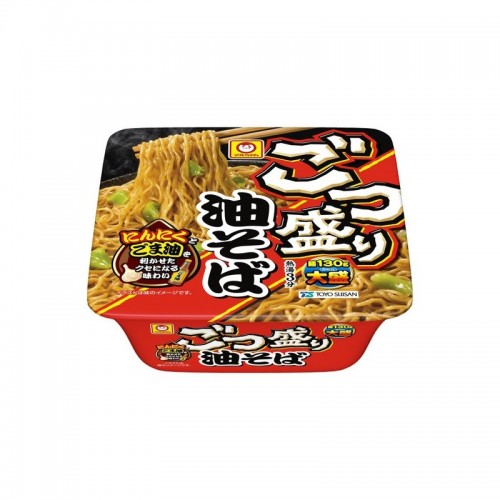 Лапша БП Абура Соба с соусом из чесночного и кунжутного масел с овощами на мясном бульоне маручан , 163 г