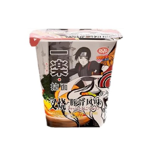 Лапша Наруто Рамен Ичираку на мясном бульоне с соевым соусом и овощами Naruto, 108г кв.стакан