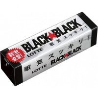 Леденцы Black Black Candy Lotte, 11шт, 44гр