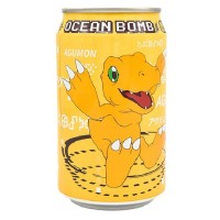 Лимонад "Digimon Agumon" Ocean Bomb со вкусом банана, 330мл