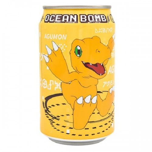 Лимонад 'Digimon Agumon' Ocean Bomb со вкусом банана, 330мл