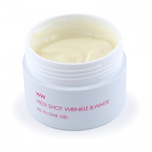 MEDI SHOT WRINKLE&WHITE ALL IN ONE GEL Крем-гель для ухода за зрелой кожей, 75г MEDI SHOT WRINKLE&WHITE ALL IN ONE GEL Крем-гель для ухода за зрелой кожей, 75г