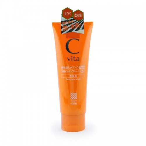 MEISHOKU Cvita Clear Facial Wash Антиоксидантная пенка для умывания с витамином С, 100г