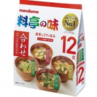Мисо-суп Марукомэ 219г, 12 порций Marukome Органик с белой пастой мисо Иккюсан 260гр.