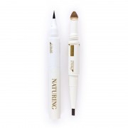 NATURING 3WAY EYE BROW Водостойкая подводка для бровей 3 в 1 (жидкая подводка +тени + карандаш), тон 02, светло-коричневый NATURING 3WAY EYE BROW Водостойкая подводка для бровей 3 в 1 (жидкая подводка +тени + карандаш), тон 02, светло-коричневый