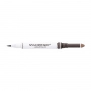 NEW BORN LASTING W BROW EX N Влагостойкая подводка для бровей 2 в 1: жидкая подводка + пудра, тон 01, серо-коричневый NEW BORN LASTING W BROW EX N Влагостойкая подводка для бровей 2 в 1: жидкая подводка + пудра, тон 01, серо-коричневый