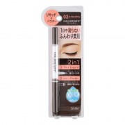 NEW BORN LASTING W BROW EX N Влагостойкая подводка для бровей 2 в 1: жидкая подводка + пудра, тон 03, коричневый NEW BORN LASTING W BROW EX N Влагостойкая подводка для бровей 2 в 1: жидкая подводка + пудра, тон 03, коричневый