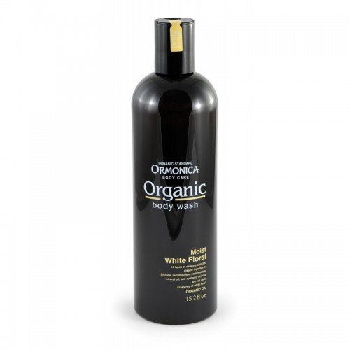 ORMONICA ORGANIC BODY WASH MOIST Органическое жидкое мыло для тела увлажняющее (аромат белых цветов), 450 мл