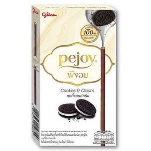 Бисквитные палочки со вкусом Орео Cookies&Cream Pejoy Glico, 37 г
