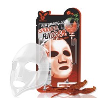 Тканевая маска с Красным Женьшенем Elizavecca RED gInseng DEEP PQWER Ringer mask pack, 1 шт
