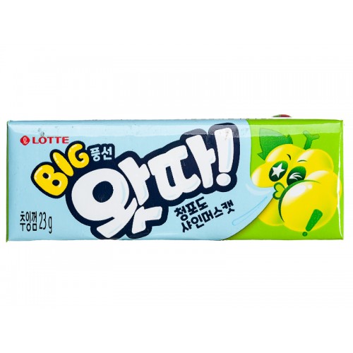 Резинка жевательная WHATTA GREEN GRAPE, пластинки, 23 г