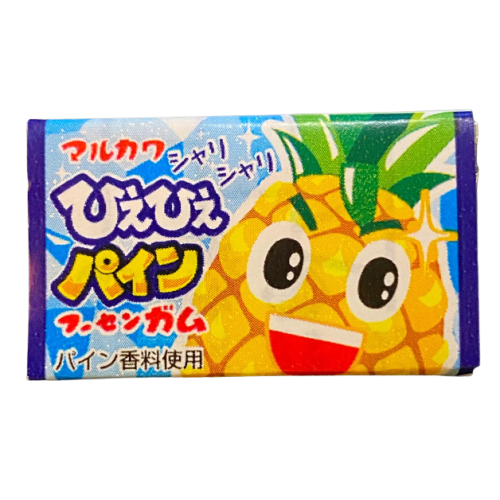 Жевательная резинка охлаждающая MARUKAWA со вкусом ананаса (квадраты), 5,5 г