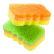 Губка для посуды Kikulon трехслойная, 2 шт Губка для посуды Kikulon трехслойная, 2 шт