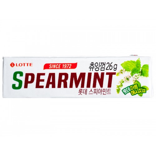 Резинка жевательная SPEARMINT, пластинки, 26 г