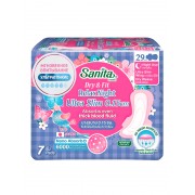 SANITA Dry&Fit Relax Night Ultra Slim Ночные супервпитывающие ультратонкие гигиенические прокладки, 29 см, 7 шт SANITA Dry&Fit Relax Night Ultra Slim Ночные супервпитывающие ультратонкие гигиенические прокладки, 29 см, 7 шт