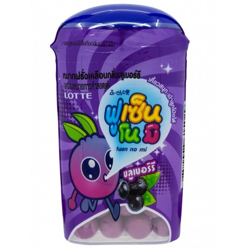 Резинка жевательная драже Fusen No Mi Blueberry 'Голубика' Lotte, 15 г
