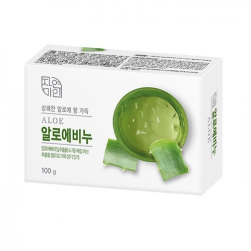 Освежающее туалетное мыло с экстрактом Алоэ вера Mukunghwa 'Fresh Aloe Soap', 100 г
