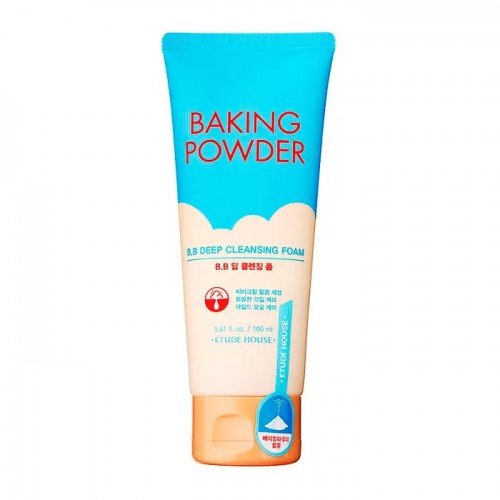 Пенка для глубокой очистки кожи лица с содой Etude House Baking Powder B.B Deep Cleansing Foam, 160мл