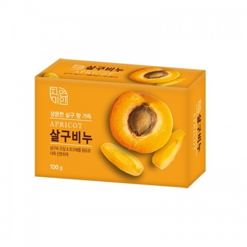 Восстанавливающее туалетное мыло Mukunghwa с маслом абрикоса «Rich Apricot Soap», 100 г