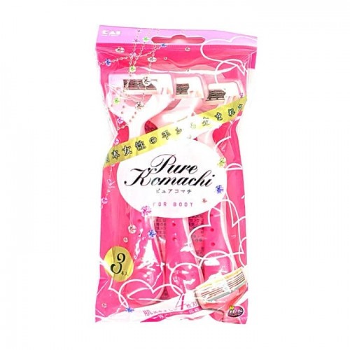 KAI Одноразовый женский бритвенный станок с плавающей головкой и четырьмя лезвиями, 3шт