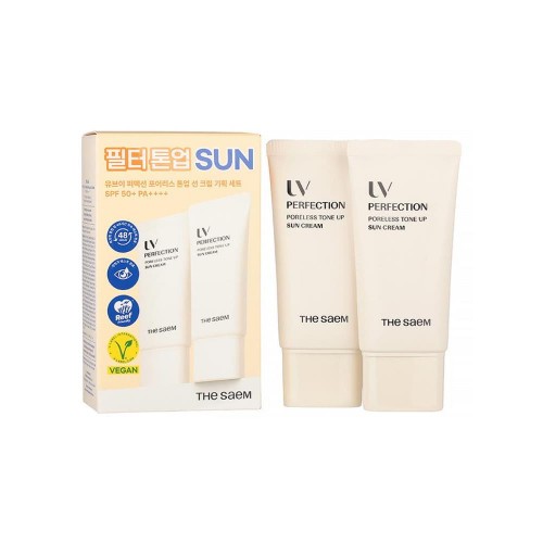 СМ Крем для лица солнцезащитный UV Perfection Poreless Tone UP Sun Cream SET СМ Крем для лица солнцезащитный UV Perfection Poreless Tone UP Sun Cream SET