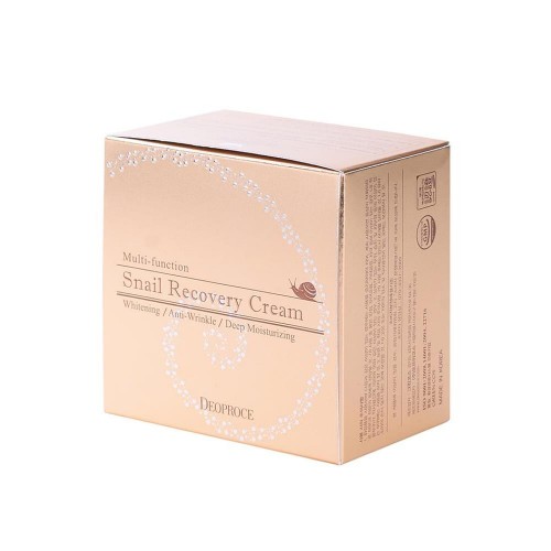 ДП Snail Крем для лица восстанавливающий с муцином улитки DEOPROCE SNAIL RECOVERY CREAM ДП Snail Крем для лица восстанавливающий с муцином улитки DEOPROCE SNAIL RECOVERY CREAM