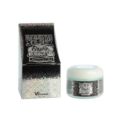 ЕЛЗ Peptide Крем для лица пузырьковый с пептидами elizavecca peptide 3d fix elastic bubble facial cream ЕЛЗ Peptide Крем для лица пузырьковый с пептидами elizavecca peptide 3d fix elastic bubble facial cream