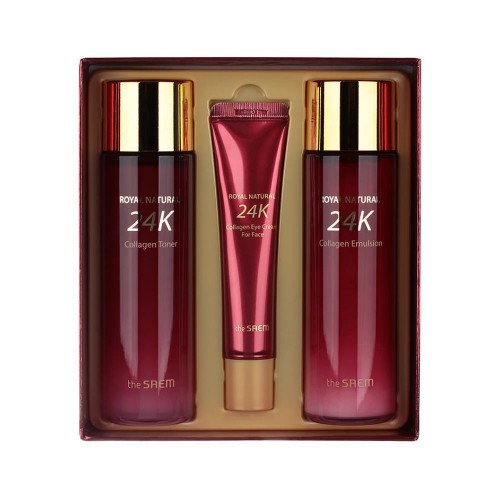 СМ Royal 24К Набор для лица уходовый антивозрастной ROYAL NATURAL 24K Collagen Skin Care 2 Set (тонер, эмульсия, крем для глаз) СМ Royal 24К Набор для лица уходовый антивозрастной ROYAL NATURAL 24K Collagen Skin Care 2 Set (тонер, эмульсия, крем для глаз)