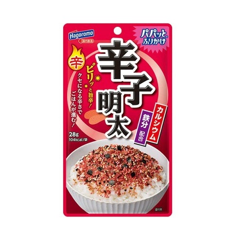 Приправа Хагоромо Фурикакэ для риса с ИКРОЙ МИНТАЯ (пакетик), 28г