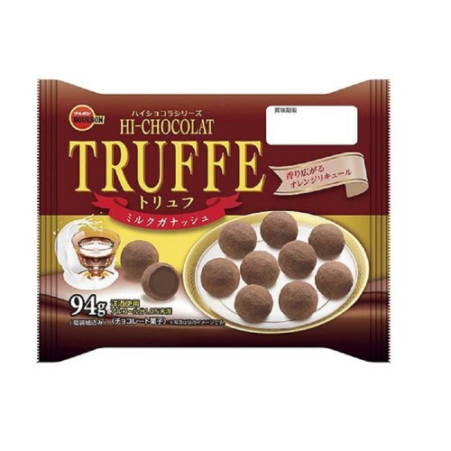 Шоколадные трюфели Бурбон с молочным ганашем и апельсиновым ликером, 42 г