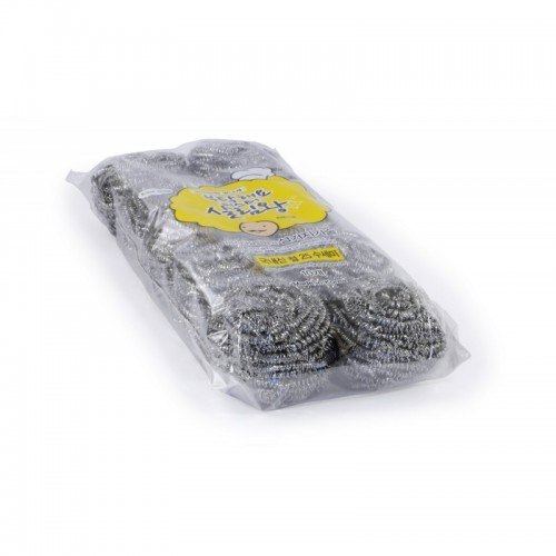 Stainless steel Scrubber Мочалка для мытья посуды из нержавеющей стали, 25г, 10 шт/уп Stainless steel Scrubber Мочалка для мытья посуды из нержавеющей стали, 25г, 10 шт/уп