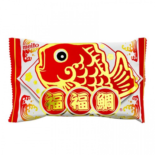 Вафельное печенье 'Рыбка Пуку-пуку' с начинкой из пористого шоколада с адзуки, 16,5 гр