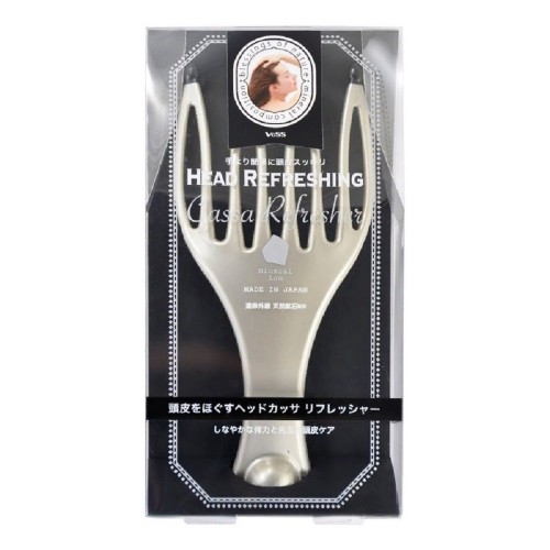 VESS HEAR REFRESHING CASSA REFRESHER Массажер для кожи головы с закругленными зубцами и природными минералами