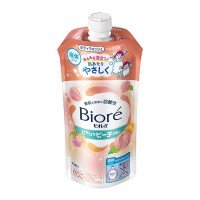 KAO Biore Гель для душа с низкой кислотностью и ароматом сочного персика, сменный блок