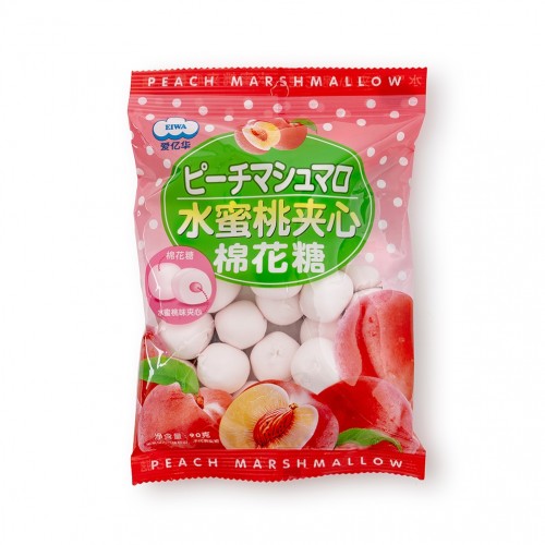 Зефир EIWA с персиковой начинкой, 90г