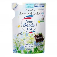 KAO Концентрированный гель New Beads для стирки с кондиционером (с ароматом ландыша), 650 г